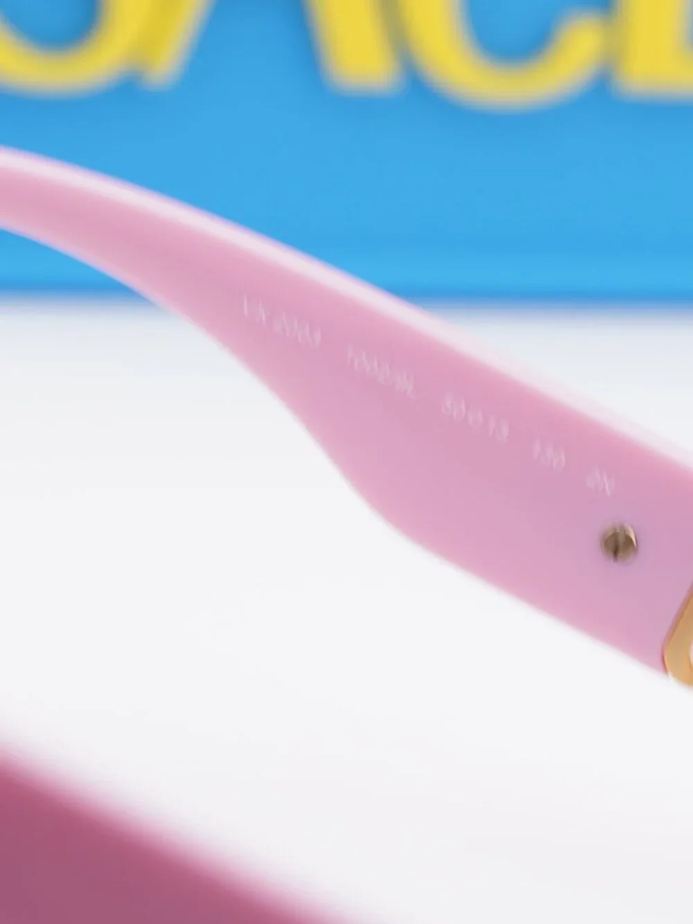 Versace Kids VK2003 10029L Rectangle Sunglasses - Pink/Gold / Pink Mirror